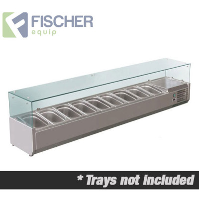 Fischer Cold Bain Marie, 9 x 1/3 GN Trays Not Included VRX-2000